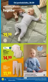 Lidl gazetka tydzień 40 Strona 24: Bluza dresowa niemowlęca Lupilu €14,99, Lupilu Spodnie dresowe niemowlęce €11,99