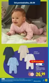Lidl gazetka tydzień 40 Strona 25: LUPILU Pajacyki niemowlęce z biobawełny €26,99