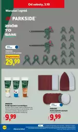 Lidl gazetka tydzień 40 Strona 56: PARKSIDE Zestaw papierów ściernych €9,99