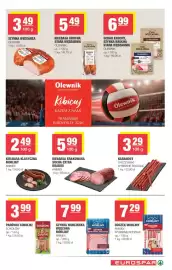 EuroSPAR gazetka Strona 7: Boczek Morliny €7,29, Kiełbasa krucha Stara Wędzarnia Olewnik €5,49