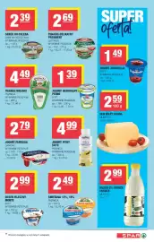 Spar gazetka Strona 3: Twaróg wiejski Piątnica €4,49, Jogurt naturalny Primo Zott €1,39