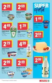 Spar gazetka Strona 3: Twaróg wiejski Piątnica €4,49, Jogurt naturalny Primo Zott €1,39