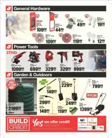 Build It catalogue Page 3: BUILD IT DIY Hacksaw Frame With Blade €44,99, BUILD IT Black Tip Screwdriver Set €109,99