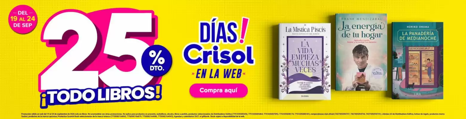 Crisol (válido hasta 26-09)