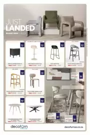 Decofurn catalogue Page 3: ROMEO WOODEN KITCHEN STOOL €2.999,00, Callie Fabric Dining Chair €899,00