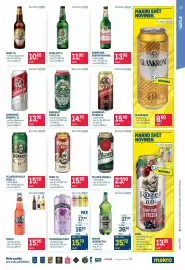 Makro leták Strana 11: Braník jedenáctka €35,50, Pilsner Urquell světlý ležák €23,90
