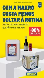 Catálogo Makro Página 1: PROMOÇÃO VÁLIDA DE 21 A 30 DE SETEMBRO DE 2026 COMPRAS NA LOJA COM A MAKRO CUSTA MENOS VOLTAR A