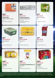 Costco catalogue Page 3: Sweetcorn €5,49, Slope & Sons Premium Beef Sausage €15,99