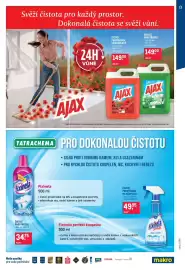 Makro leták Strana 13: Fixinela perfekt €49,95, Ajax čistící prostředek €149,00