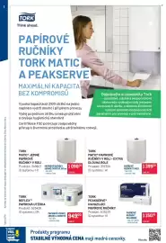 Makro leták Strana 2: TORK REFLEX PAPÍROVÁ UTĚRKA €949,00, Tork matic jemné papírové ručníky v roli €1.090,00