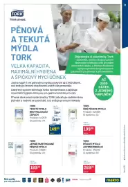 Makro leták Strana 21: Tork tekuté mýdlo neutralizující zápach €149,00, Tork jemně parfémované pěnové mýdlo €189,00