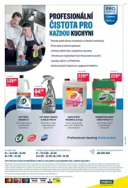 Makro leták Strana 31: Domestos prof. pine fresh €229,00, Cif prof. nerez a sklo €84,90