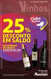 Folheto Auchan Página 1: Os preços constantes no presente folheto são válidos entre 22 de setembro e 6 de outubro de 2026