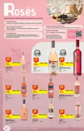 Folheto Auchan Página 12: Vinho Rosé Ribeiro Santo Cheek to Cheek Dão €4,99, Vinho rosé assobio €5,99