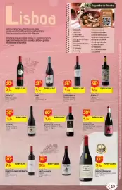 Folheto Auchan Página 19: Vinho tinto quinta de pancas €9,98, Vinho Tinto Confidencial €3,99