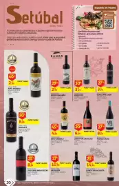 Folheto Auchan Página 20: Vinho Tinto Periquita €6,99, Vinho Tinto Dona Ermelinda €8,99