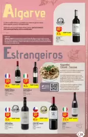 Folheto Auchan Página 23: Vinho Tinto Casa Del Diablo €6,49, Vinho tinto kressmann grande reserva €5,99