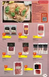 Folheto Auchan Página 33: Linguica/ Linguica Picante Damatta €1,99, Presunto Fatiado Damatta €2,89