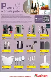 Folheto Auchan Página 36: Frapé Acrílico Anilar €4,99, Cálice Tulipa Luminarc €1,79