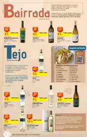 Folheto Auchan Página 8: Vinho Branco Cabeça de Toiro Reserva Tejo €5,49, Vinho Branco Luís Pato €5,99
