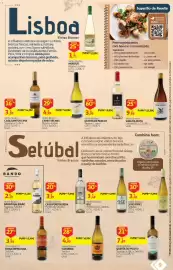 Folheto Auchan Página 9: Vinho branco caves velhas €4,99, Vinho Branco Vale da Mata €9,99