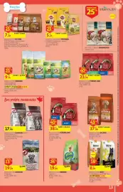 Folheto Auchan Página 13: Ração p/ Cão Mini PEDIGREE €5,24, Ração p/ Cão Purina One €23,99