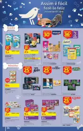 Folheto Auchan Página 14: Comida húmida p/ gato gourmet, Snacks p/ Gato FELIX Mix Seaside/ Original €2,98