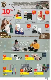 Folheto Auchan Página 17: Bloco de Notas Sweet Pets €3,59, Meics funny socks €3,99