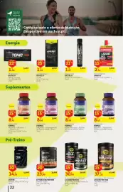 Folheto Auchan Página 22: Energy shot biotech €1,57, Forma+ magnésio €8,49