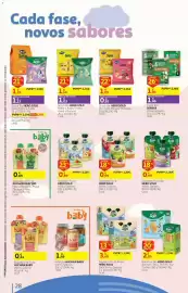 Folheto Auchan Página 28: Snack Bio Hero Solo MiniPuffs Manga/Morango €0,95, Snack Bio Hero Solo €1,14