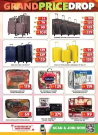 Grand Hyper Market catalogue Page 8: GRANDPRICEDROP ROYAL 4WHEEL SOFT TROLLEY PARA JOHN 4 WHL ABS TROLLEY 2065 2479 28 #99