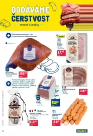 Makro leták Strana 14: Šunka nejvyšší jakosti €17,90, Selecí šunka na kosti výběrová €265,00