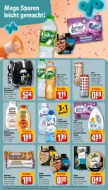 REWE DE tilbudsavis uge 39 Side 10: Sheba Katzen Nassfutter Filets €0,99, Effect Energy Drink €0,69