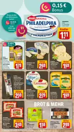 REWE DE tilbudsavis uge 39 Side 15: Aoste Longhetti Classique €1,79, REWE Beste Wahl Franzbrötchenstyle Kuchen €2,99