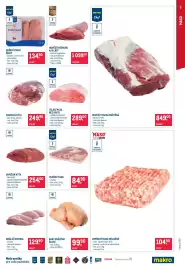 Makro leták Strana 5: Vepřový bok €84,90, Hovězí svíčková 4/5 lbs €1.099,00