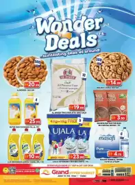 Grand Hyper Market catalogue Page 1: من Wonder Deals 500 GM Scintillating deals all around! 500 #20.99 ALMONDS 500 GM LT AL