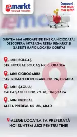 Catalog Remarkt săptămâna 39 Pagină 5: emarkt Cumperi mai mult, mai mult, mai ieftin mai ieftin ema SUNTEM MAI APROAPE DE