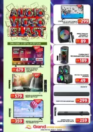 Grand Hyper Market catalogue Page 1: GEEPAS GEEPAS LO 2307 Offer Valid 21 SEP to 24 SEP 2026 GLORIA SERIES SMARTLED TV 50"