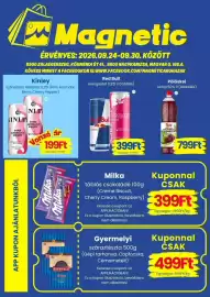 Magnetic akciós újság hét 39 Oldal 1: Kinley €19.999,00, Pölöskei szörp €799,00