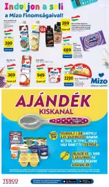 Tesco akciós újság hét 39 Oldal 18: Mizo tejföl €949,00, Mizo tej €369,00