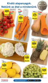 Tesco akciós újság hét 39 Oldal 2: Magyar fürtös bébi-szilvaparadicsom €489,00, Magyar sütőtök €275,00