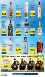 Tesco akciós újság hét 39 Oldal 24: Romanoff vodka €3.999,00, Bombay sapphire gin €8.290,00