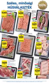 Tesco akciós újság hét 39 Oldal 3: Friss magyar sertéstarja €1.489,00, Gallio light pulyka darált hús €1.499,00