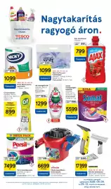Tesco akciós újság hét 39 Oldal 9: Somat mosogatógép-tabletta €5.599,00, Ajax tisztítószer €799,00