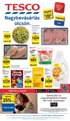 Tesco akciós újság