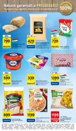 Tesco akciós újság | Supermarket Oldal 3: Lecker cheddar €4.290,00, Tesco spaghetti carbonara €1.199,00