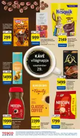 Tesco akciós újság | Supermarket Oldal 4: Nescafe instant kávé €1.999,00, Dr. Oetker Choco €299,00