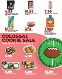 Hy-Vee weekly ad week 39 Page 15: Ambrosi Gorgonzola Dolce cheese €10,98, Ava's grilled flatbread crisps