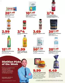 Hy-Vee weekly ad week 39 Page 34: Alo aloe vera juice drink, 1st Phorm supplements