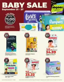 Hy-Vee weekly ad week 39 Page 39: Huggies snug & dry diapers €23,22, Huggies snug & dry diapers €34,99